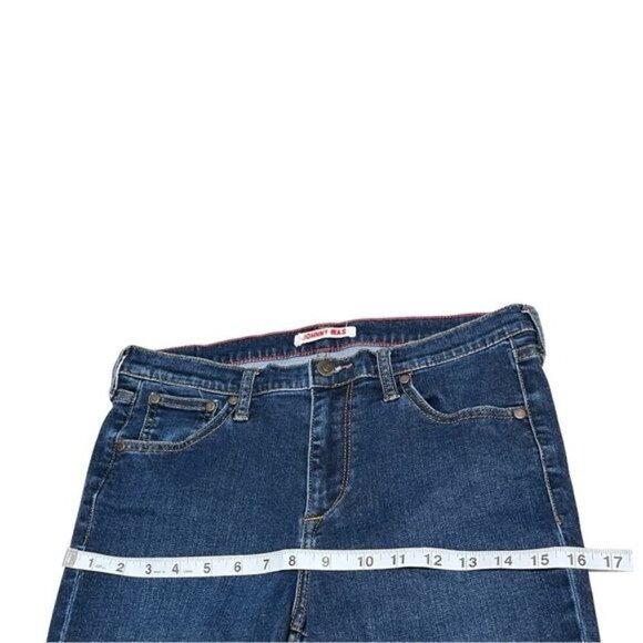 Johnny Was Blue Stretch High Rise Skinny Jeans Size 28 - Picture 7 of 9
